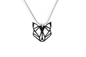 Drewiany wisiorek Black Foxy Pendant