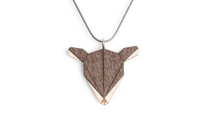 Drewniany wisiorek Doe Pendant