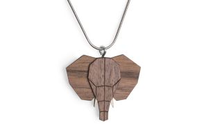 Drewniany wisiorek Elephant Pendant