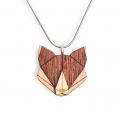 Drewniany wisiorek Fox Pendant