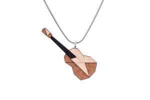 Drewniany wisorek Guitar Pendant