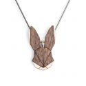 Drewniany wisiorek Hare Pendant