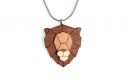 Drewniany wisiorek Lion Pendant
