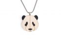 Drewniany wisorek Panda Pendant