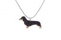 Drewniany wisiorek Walking Dachshund Pendant