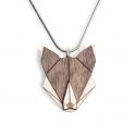 Drewniany wisiorek Wolf Pendant