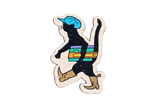 Drewniana broszka – Mikeš idzie do szkoły – Josef Lada © Drewniana broszka – Mikeš idzie do szkoły – Josef Lada ©