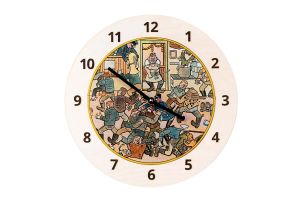 Zegar drewniany – Karczemna bójka – Josef Lada ©