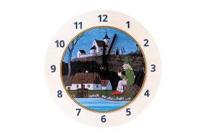 Zegar drewniany – Wodnik – Josef Lada ©