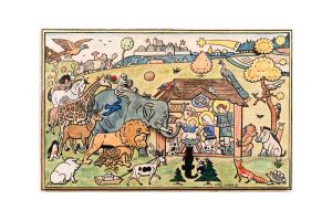 Drewniana szopka Zwierzątka – Josef Lada ©