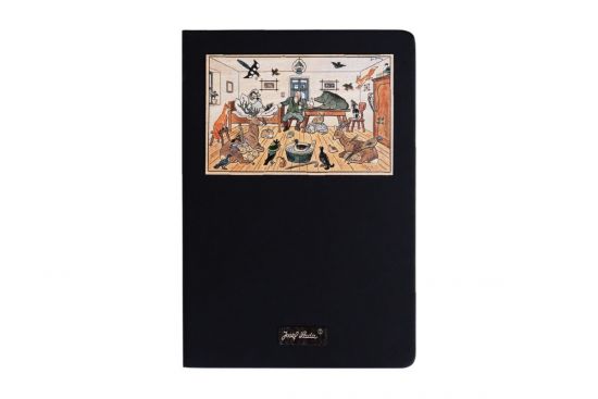 Notatnik A5 – Zwierzątka zimujące w leśniczówce – Josef Lada © Notatnik A5 – Zwierzątka zimujące w leśniczówce – Josef Lada ©