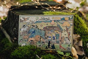 Drewniana szopka Zwierzątka – Josef Lada ©