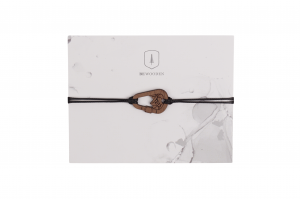 Bransoletka sznurkowa Carbine Wooden Bracelet
