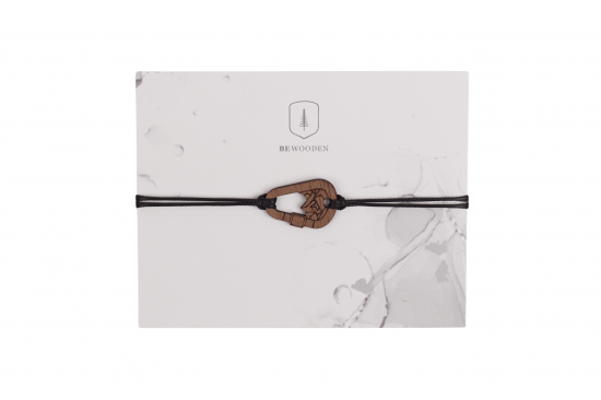 Bransoletka sznurkowa Carbine Wooden Bracelet