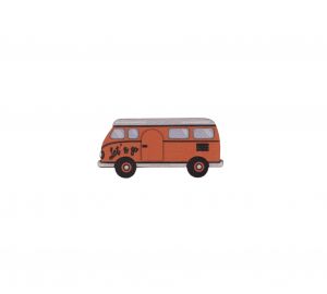 Drewniana broszka Minivan Brooch