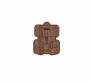 Drewniana broszka 2 in 1 Brooch Bacpack + Map