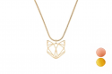 Metalowy wisiorek Fox Steel Pendant