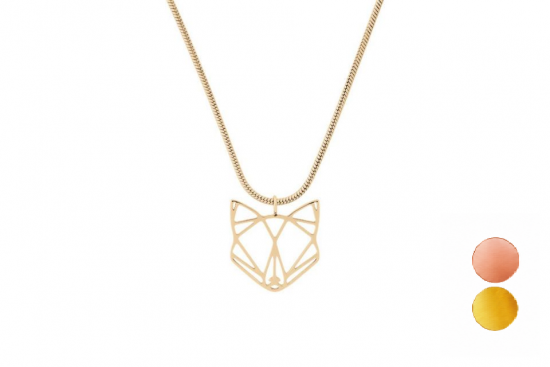Metalowy wisiorek Fox Steel Pendant