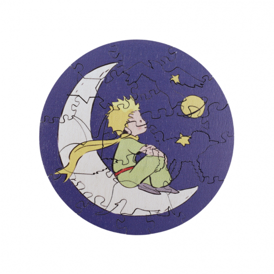 MINI - Drewniane Puzzle The Little Prince Moon MINI - Drewniane Puzzle The Little Prince Moon